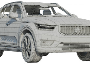 volvo xc40 - xc40 recharge 2020 3D-Modell