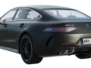 mercedes-benz amg gt 63 4-door coupe Model 3D