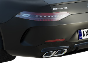 mercedes-benz amg gt 63 4-door coupe Model 3D