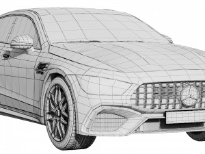 mercedes-benz amg gt 63 4-door coupe Model 3D