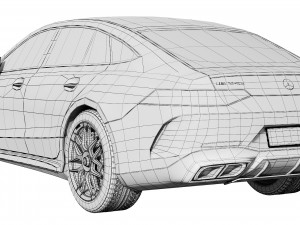 mercedes-benz amg gt 63 4-door coupe Model 3D