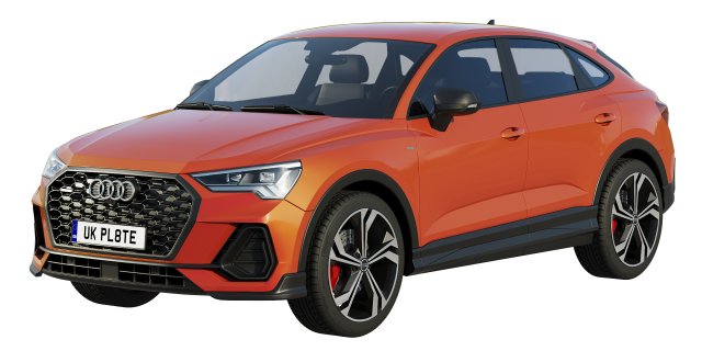 audi q3 sportback 2020 Modello 3D .c4d .max .obj .3ds .fbx .stl .blend 