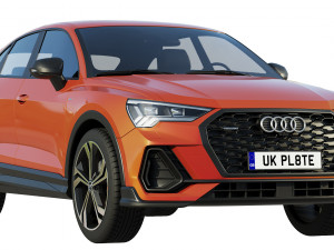 audi q3 sportback 2020 Modello 3D