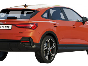 audi q3 sportback 2020 Modello 3D