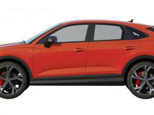 audi q3 sportback 2020 Modello 3D