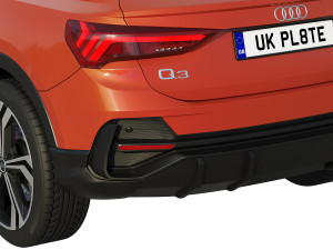 audi q3 sportback 2020 Modello 3D