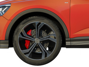audi q3 sportback 2020 Modello 3D