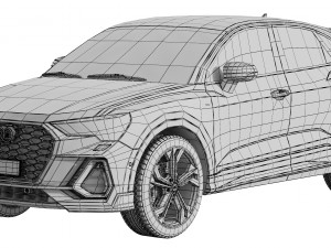 audi q3 sportback 2020 Modello 3D