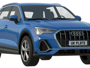 audi q3 2020 3D 모델