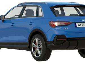 audi q3 2020 3D Model