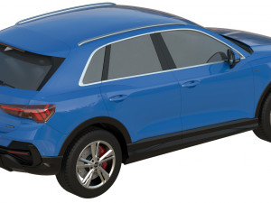 audi q3 2020 3D 모델