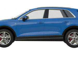 audi q3 2020 3D 모델