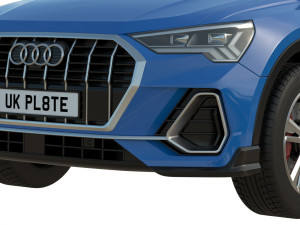 audi q3 2020 3D 모델