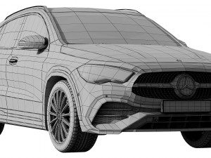mercedes benz gla 2020 3Dモデル