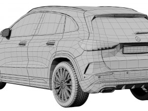 mercedes benz gla 2020 3Dモデル