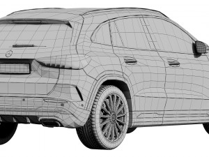 mercedes benz gla 2020 3Dモデル