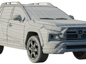 toyota rav4 trd off-road 2020 3D-Modell