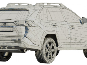 toyota rav4 trd off-road 2020 3D-Modell