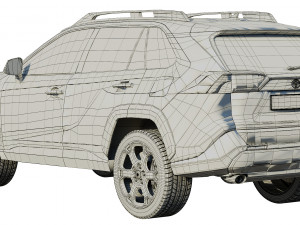 toyota rav4 trd off-road 2020 3D-Modell