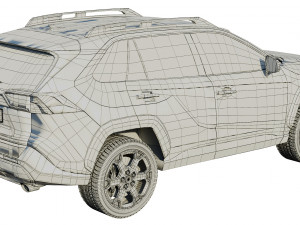 toyota rav4 trd off-road 2020 3D-Modell