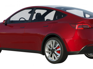 tesla model y 2020 Model 3D