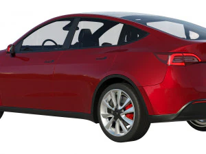 tesla model y 2020 3D Model