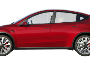 tesla model y 2020 3D Model