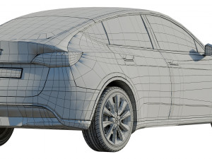 tesla model y 2020 Model 3D