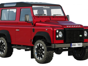 land rover defender works v8 3D 模型