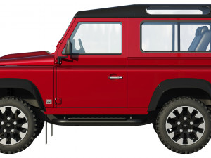 land rover defender works v8 3D 模型