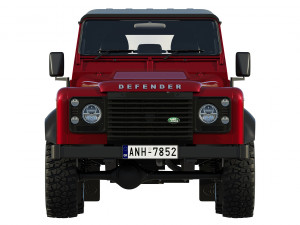 land rover defender works v8 3D 模型