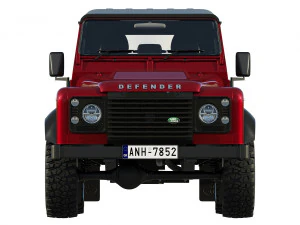 Land Rover Defender работает v8 3D Модель