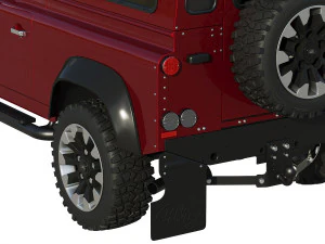 Land Rover Defender работает v8 3D Модель