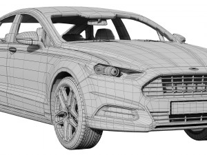 ford-mondeo ford-fusion 3D Model
