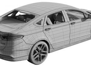 ford-mondeo ford-fusion 3D Model