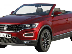 фольксваген т-рок кабріолет 3D Модель