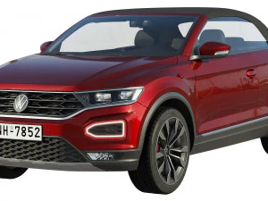 volkswagen t-roc cabriolet 3D Model
