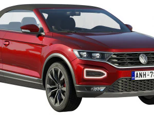 volkswagen t-roc cabriolet 3D Model