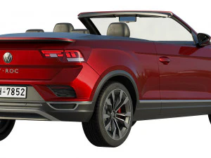 volkswagen t-roc cabriolet 3D Model