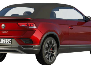 volkswagen t-roc cabriolet 3D Model