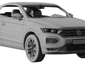 volkswagen t-roc cabriolet 3D Model