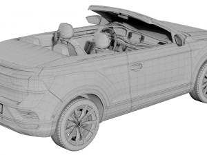 volkswagen t-roc cabriolet 3D Model