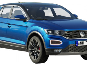 volkswagen t-roc 3D Model