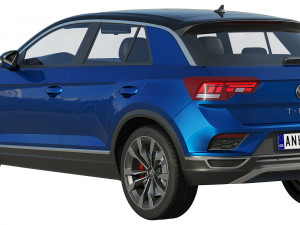 volkswagen t-roc 3D Model