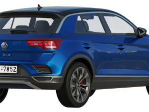 volkswagen t-roc 3D Model