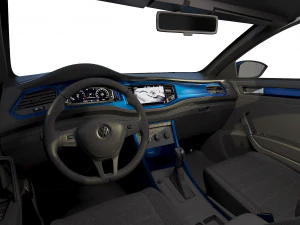 volkswagen t-roc 3D Model