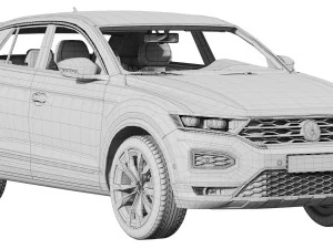 volkswagen t-roc 3D Model
