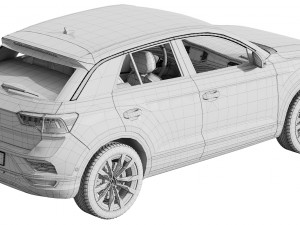 volkswagen t-roc 3D Model