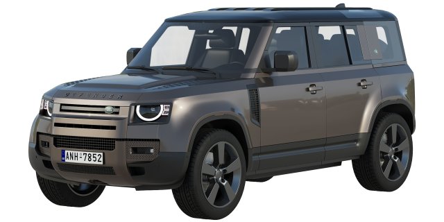 land rover defender 110 2020 3D Model .c4d .max .obj .3ds .fbx .stl .blend 