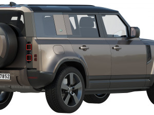 land rover defender 110 2020 3D Model